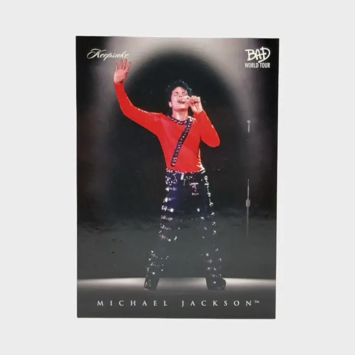 Michael Jackson BAD Tour Keepsake Trading Card # 41 Spotlight Base