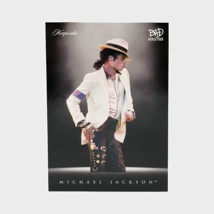 Michael Jackson BAD Tour Keepsake Trading Card # 43 Spotlight Base