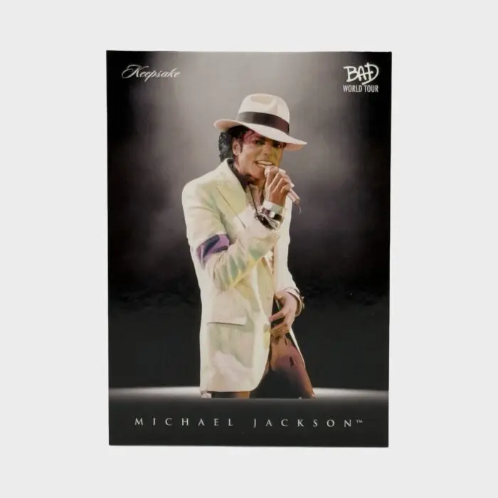 Michael Jackson BAD Tour Keepsake Trading Card # 44 Spotlight Base