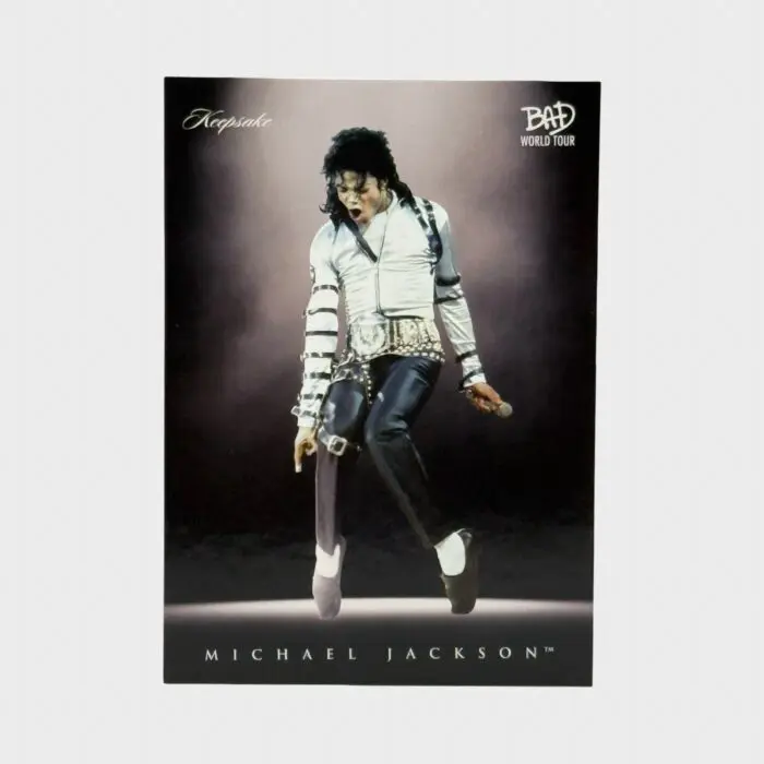 Michael Jackson BAD Tour Keepsake Trading Card # 50 Spotlight Base