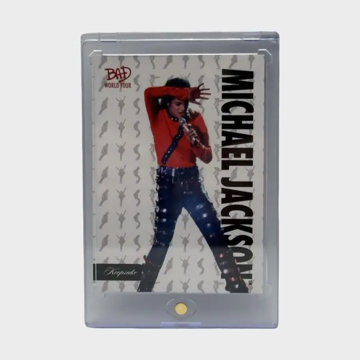 Michael Jackson BAD Tour Keepsake Trading Card # 12 Base Silhouette