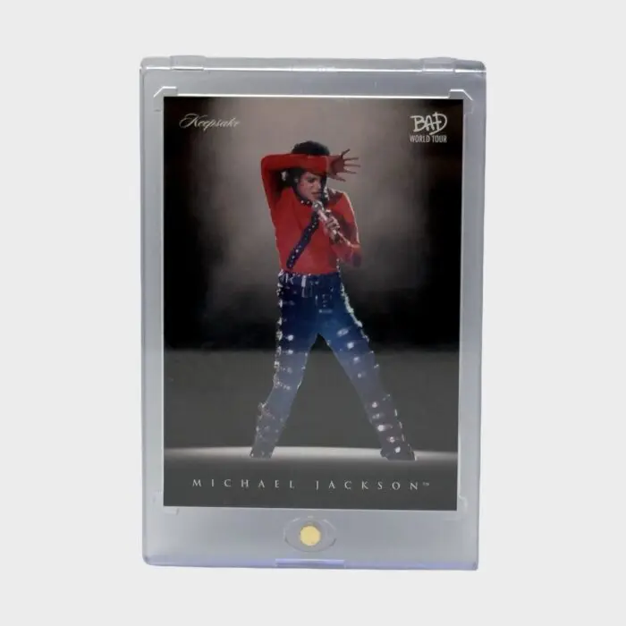 Michael Jackson BAD Tour Keepsake Trading Card # 42 Spotlight Base Foil