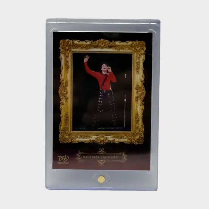 Michael Jackson BAD Tour Keepsake Trading Card # 228 Red Parallel 79/87 Gallery