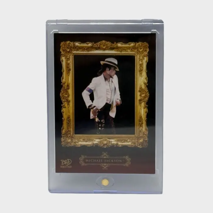 Michael Jackson BAD Tour Keepsake Trading Card # 231 Red Parallel 40/87 Gallery