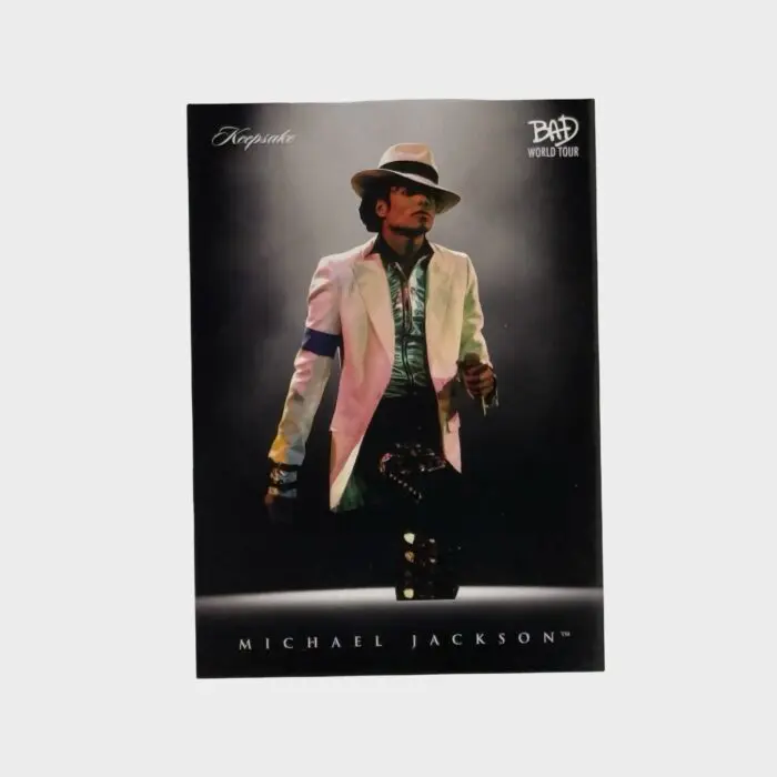 Michael Jackson BAD Tour Keepsake Trading Card # 55