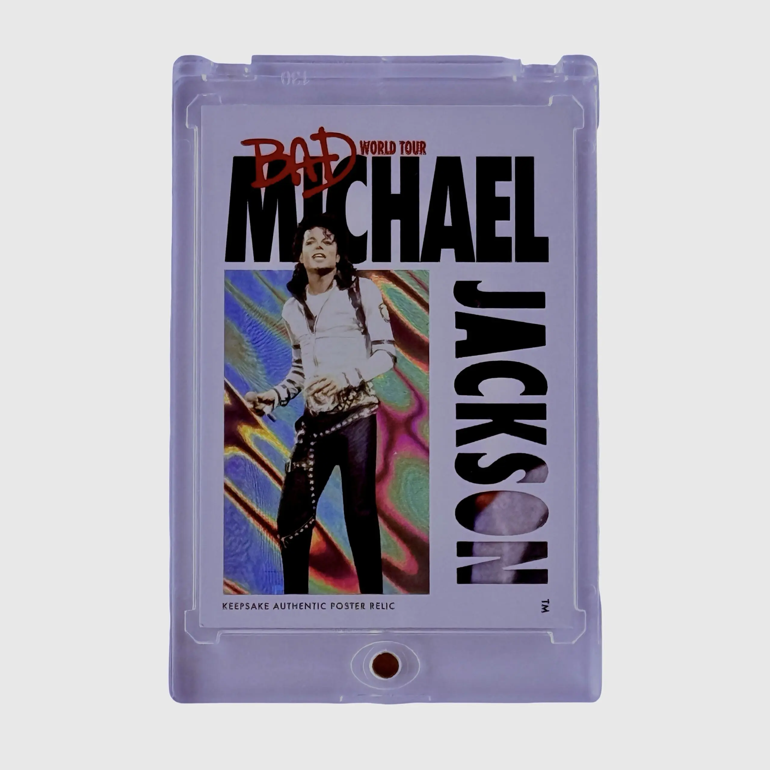 Michael Jackson BAD Tour Keepsake # 280 Platinum Relic Trading