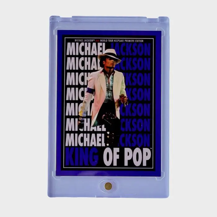Michael Jackson BAD Tour Keepsake Trading Card # 199 Platinum Parallel 11/15 Poster