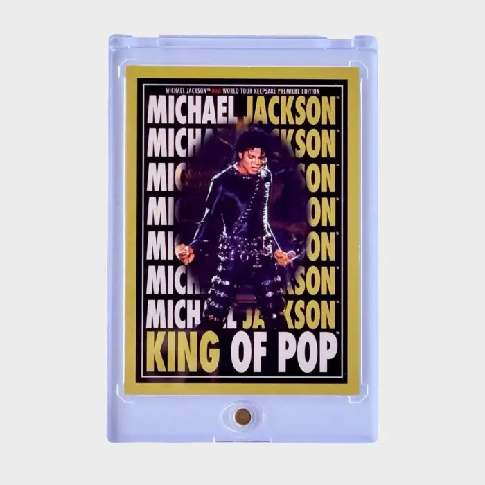 Michael Jackson BAD Tour Keepsake Trading Card # 190 Gold Parallel 13/17 Poster