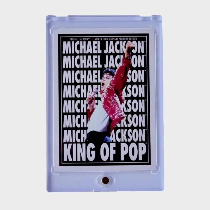 Michael Jackson BAD Tour Keepsake Trading Card # 192 Gold Parallel 17/17 Poster