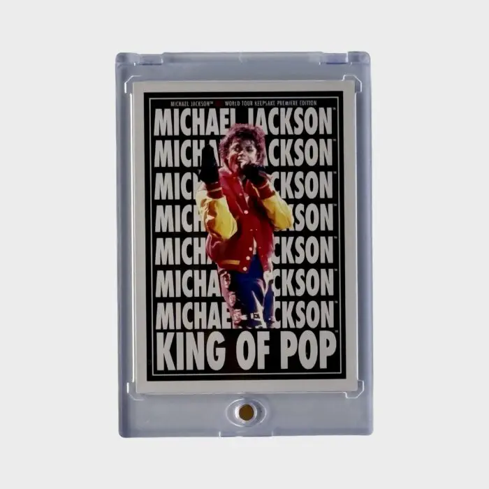 Michael Jackson BAD Tour Keepsake Trading Card # 181 Poster