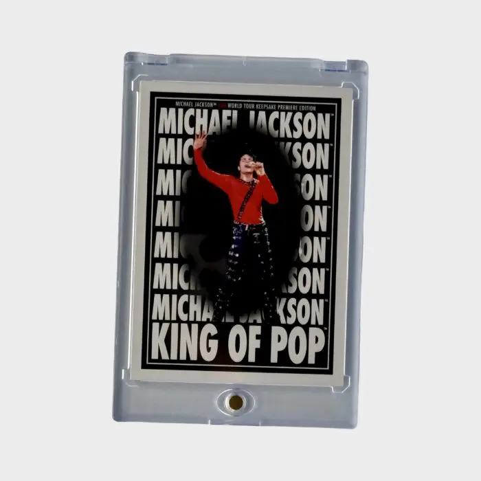 Michael Jackson BAD Tour Keepsake Trading Card # 185 Poster