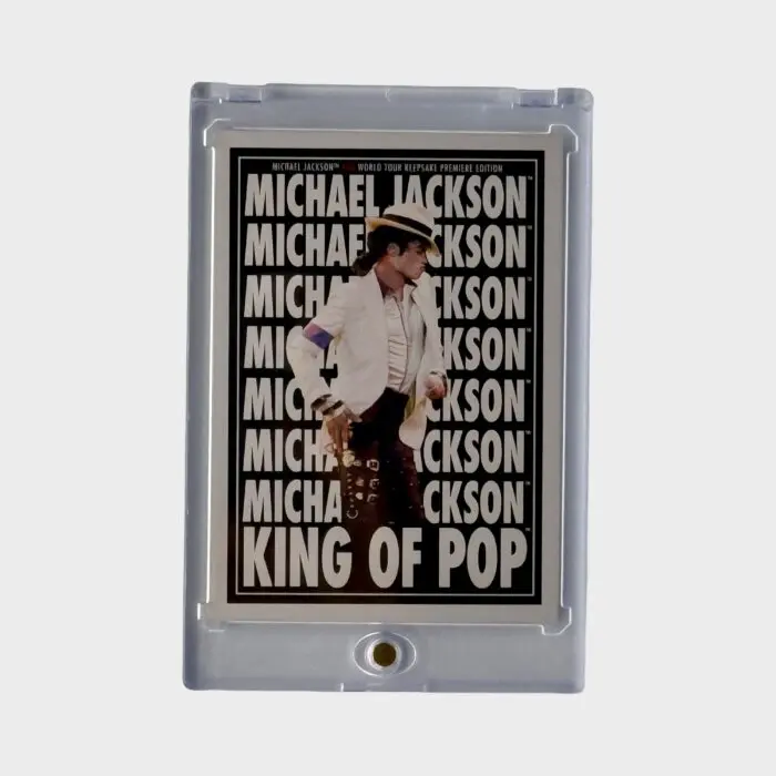 Michael Jackson BAD Tour Keepsake Trading Card # 187 Poster Copy