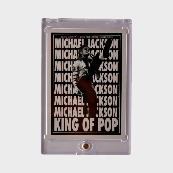 Michael Jackson BAD Tour Keepsake Trading Card # 201 Poster