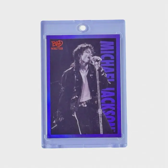 Michael Jackson BAD Tour Keepsake Trading Card # 59 Spotlight Base Rainbow
