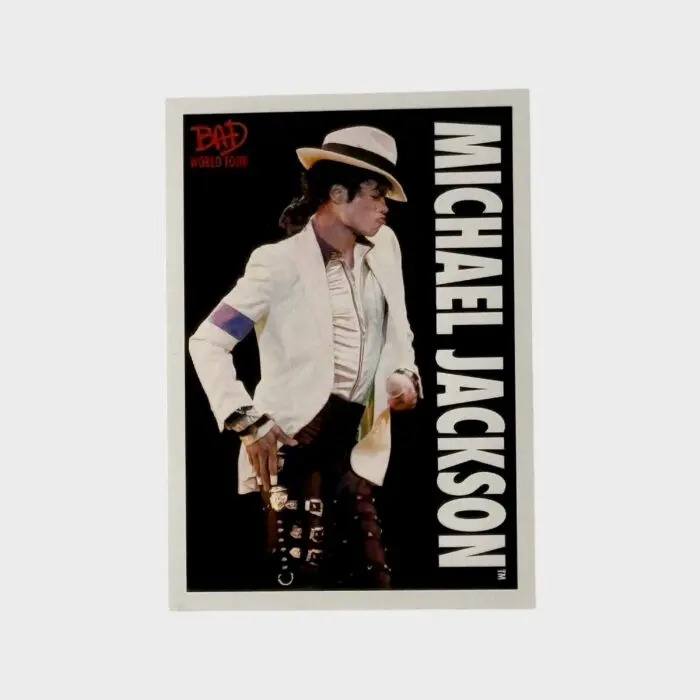 Michael Jackson BAD Tour Keepsake Trading Card # 73 Base Shortprint