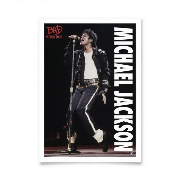 Michael Jackson BAD Tour Keepsake Trading Card #80 | Shortprint | Base
