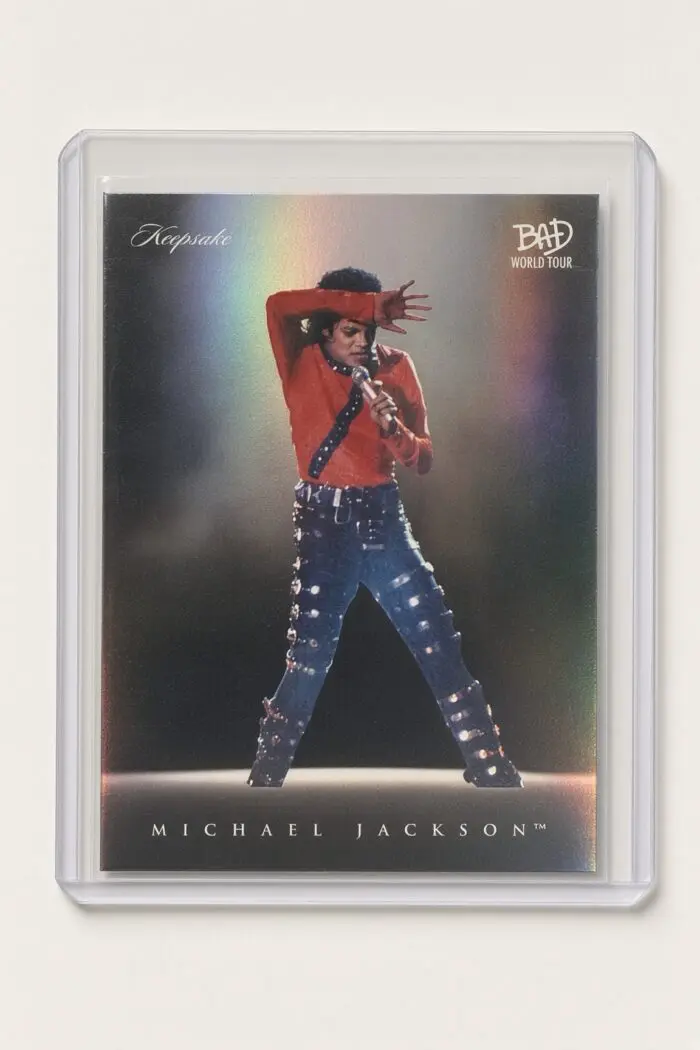 Michael Jackson BAD Tour Keepsake Trading Card #42 | Spotlight | Base Foil