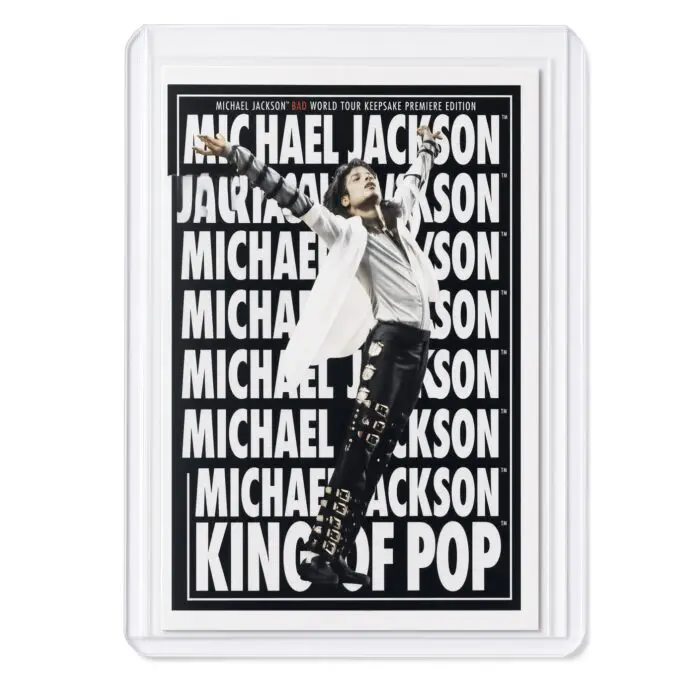 Michael Jackson BAD Tour Keepsake Trading Card #196 | Base | Poster