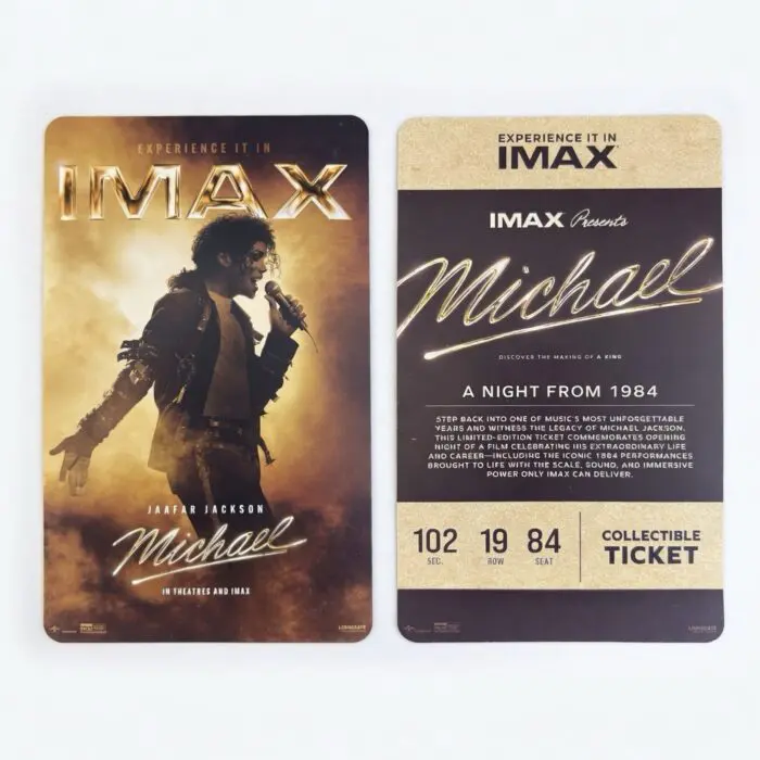 Michael (2026) IMAX Movie Collectible Souvenir Ticket