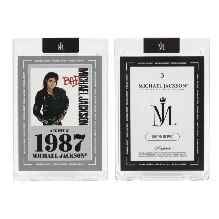 Michael Jackson Keepsake Album Collection Trading Card ‘BAD’ 3 of 1987