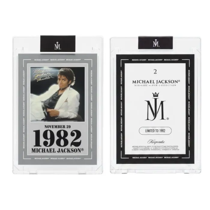 Michael Jackson Keepsake Album Collection Trading Card ‘Thriller’ 2 of 1982