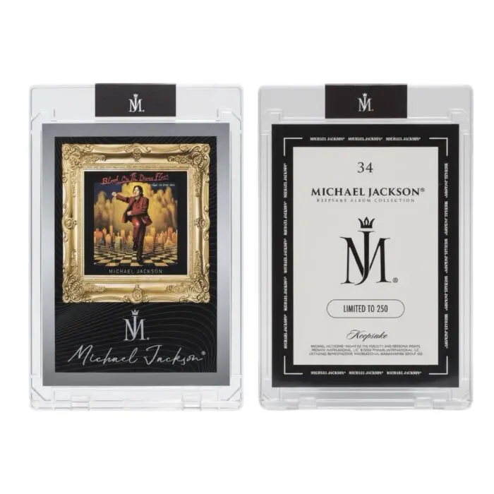 Michael Jackson Keepsake Album Collection Trading Card ‘Blood On The Dance Floor’ 34 of 250