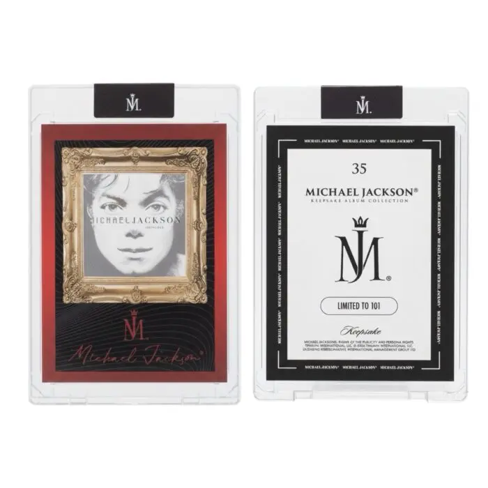 Michael Jackson Keepsake Album Collection Trading Card ‘Invincible’ 35 of 101