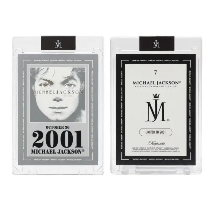 Michael Jackson Keepsake Album Collection Trading Card ‘Invincible’ 7 of 2001