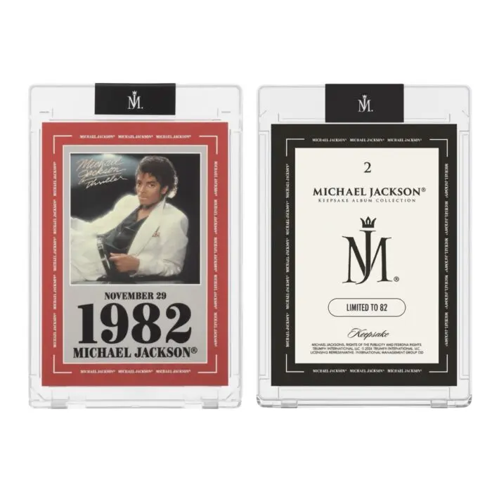 Michael Jackson Keepsake Album Collection Trading Card ‘Thriller’ 2 of 82