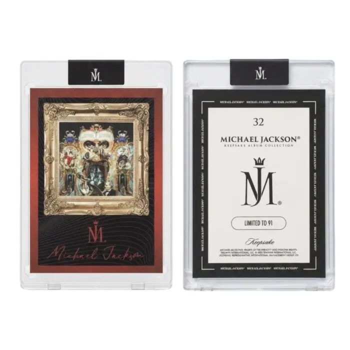 Michael Jackson Keepsake Album Collection Trading Card ‘Dangerous’ 32 of 250