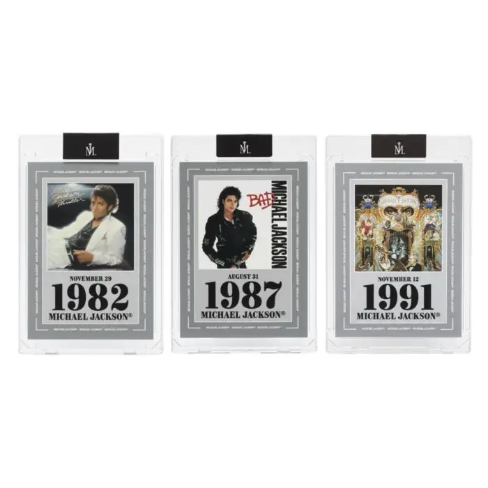 Michael Jackson Keepsake Album Collection Trading Cards - Set of 3 Albums