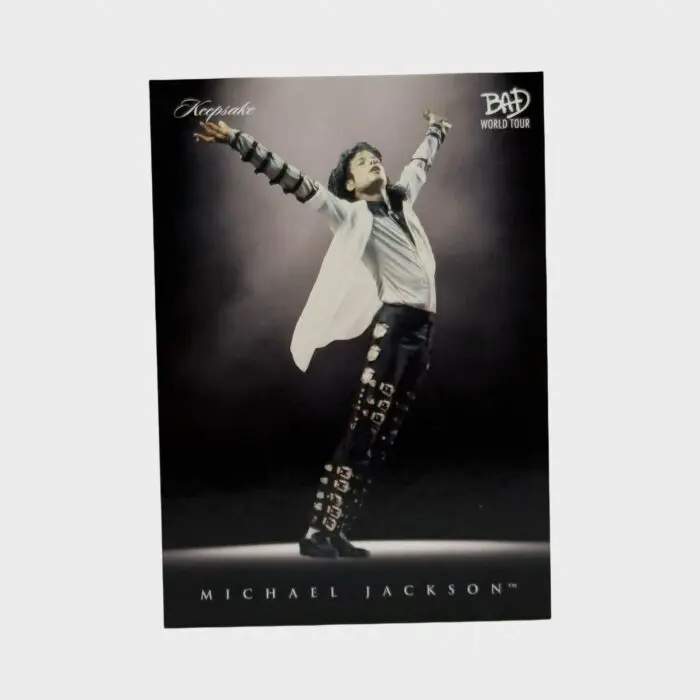 Michael Jackson BAD Tour Keepsake Trading Card # 52 Spotlight Base