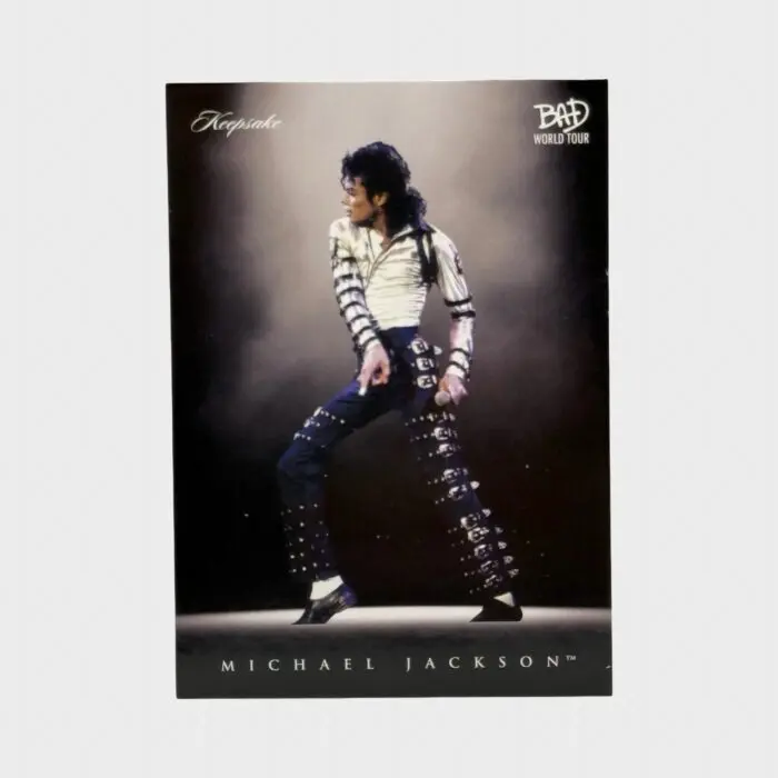 Michael Jackson BAD Tour Keepsake Trading Card # 53 Spotlight Base