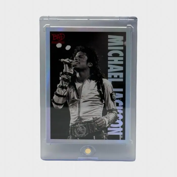 Michael Jackson BAD Tour Keepsake Trading Card # 75 Shortprint Base Foil