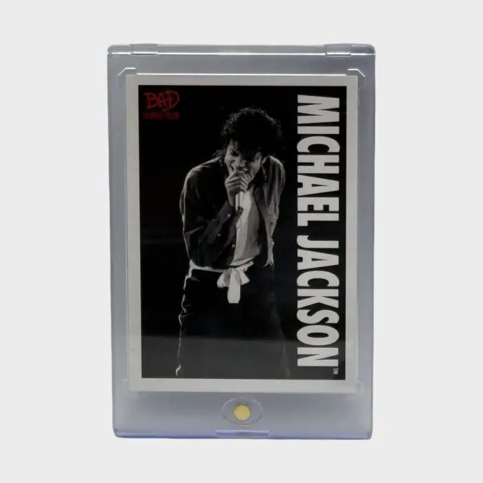 Michael Jackson BAD Tour Keepsake Trading Card # 61 Shortprint Base White