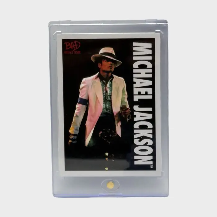 Michael Jackson BAD Tour Keepsake Trading Card # 62 Shortprint Base White
