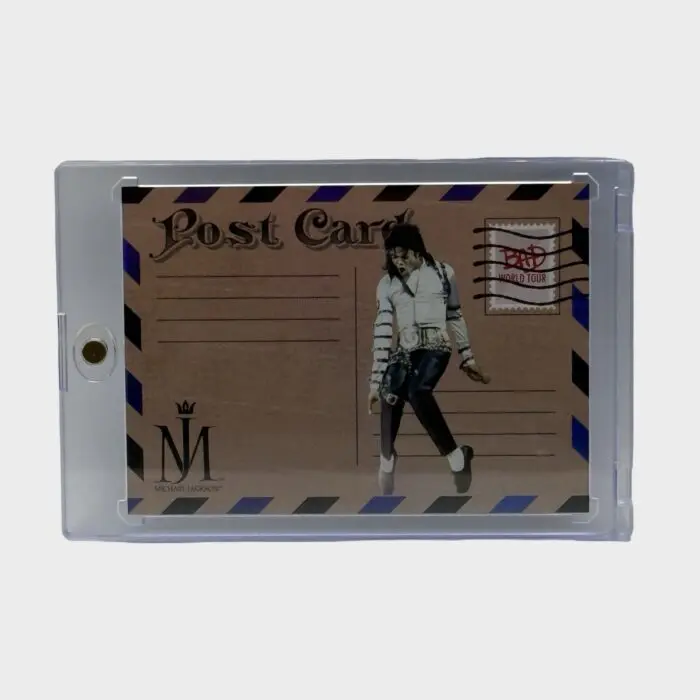 Michael Jackson BAD Tour Keepsake Trading Card # 169 Postcard