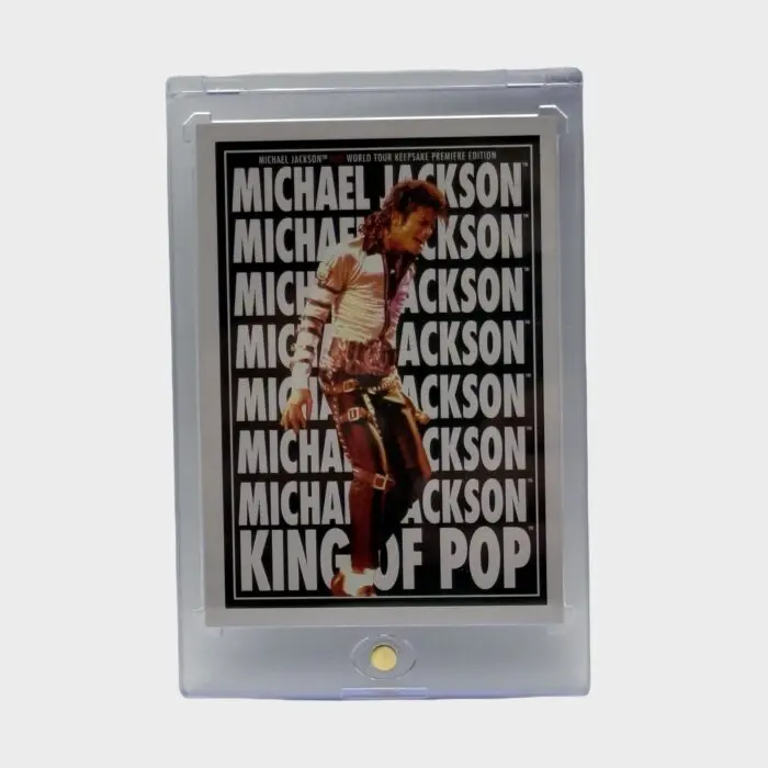 Michael Jackson BAD Tour Keepsake Trading Card # 182 Poster