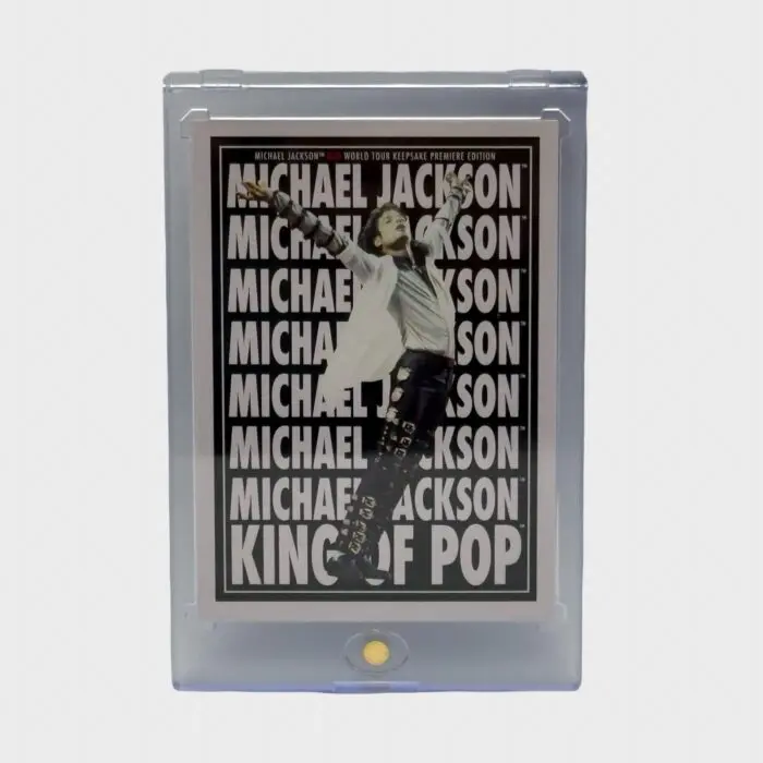 Michael Jackson BAD Tour Keepsake Trading Card # 196 Poster