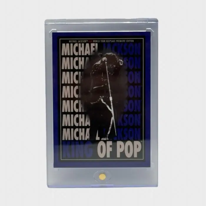 Michael Jackson BAD Tour Keepsake Trading Card # 178 Platinum Poster 08/15