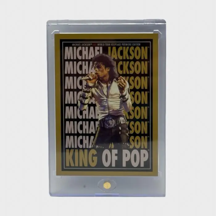 Michael Jackson BAD Tour Keepsake Trading Card # 184 Gold Poster 03/17