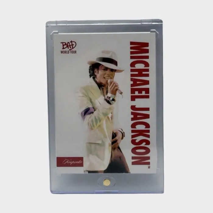 Michael Jackson BAD Tour Keepsake Trading Card # 14 Red Parallel 46/87 Base