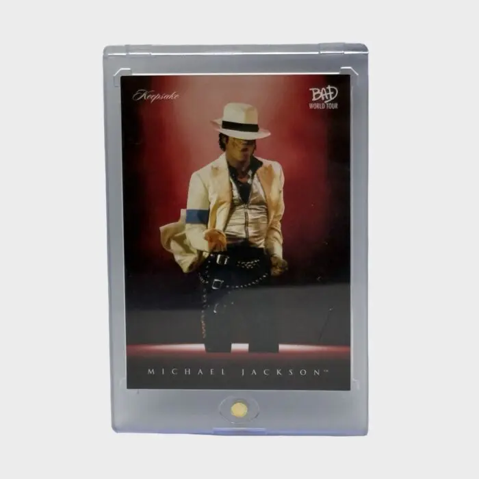 Michael Jackson BAD Tour Keepsake Trading Card # 56 Red Spotlight Base 68/87