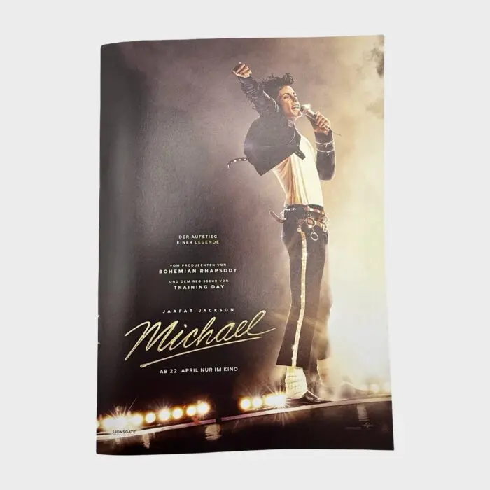 Michael Jackson Biopic Movie 2026 Cinema Booklet (Germany)