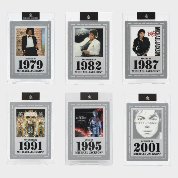 Michael Jackson Keepsake Album Collection Trading Cards - Set of 6 Albums