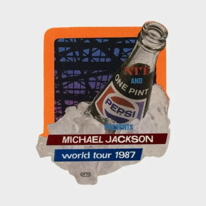 Michael Jackson BAD Tour Cloth Backstage Pass