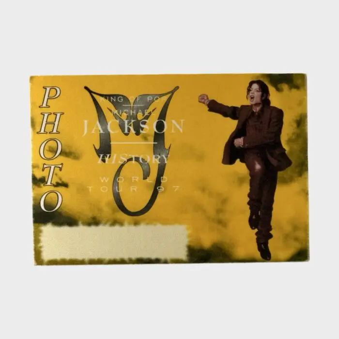 Michael Jackson HIStory Cloth Backstage Pass