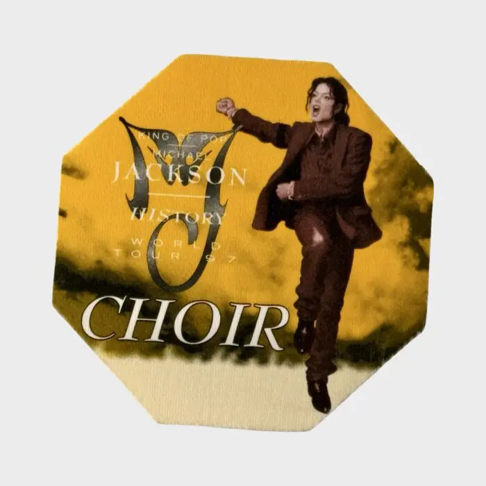 Michael Jackson HIStory Cloth Backstage Pass Choir