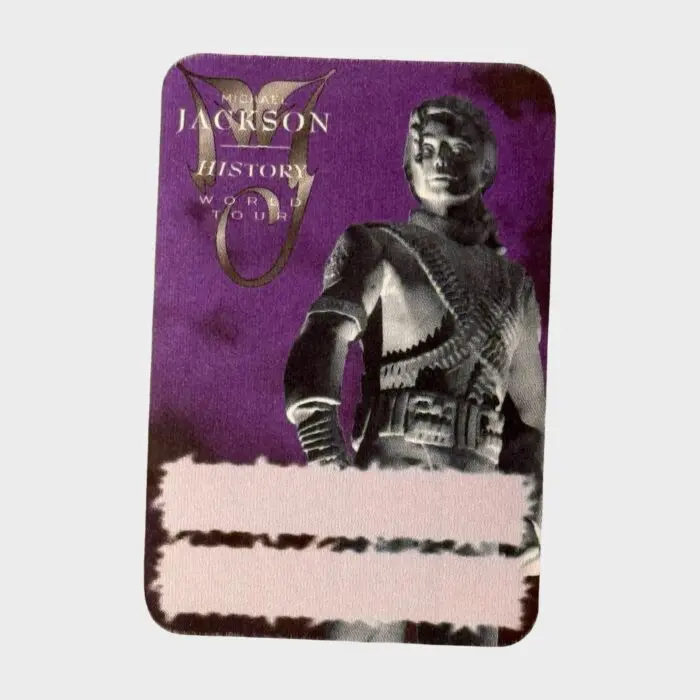 Michael Jackson HIStory Cloth Backstage Pass