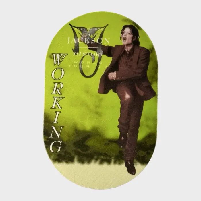 Michael Jackson HIStory Cloth Backstage Pass Working